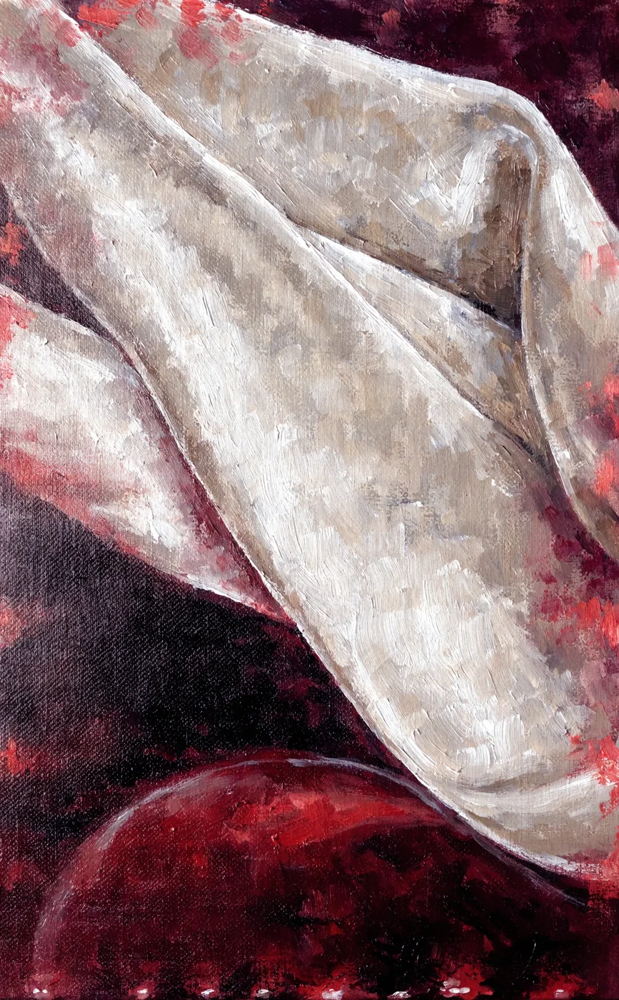 Cherries on Satin, home wallpaper