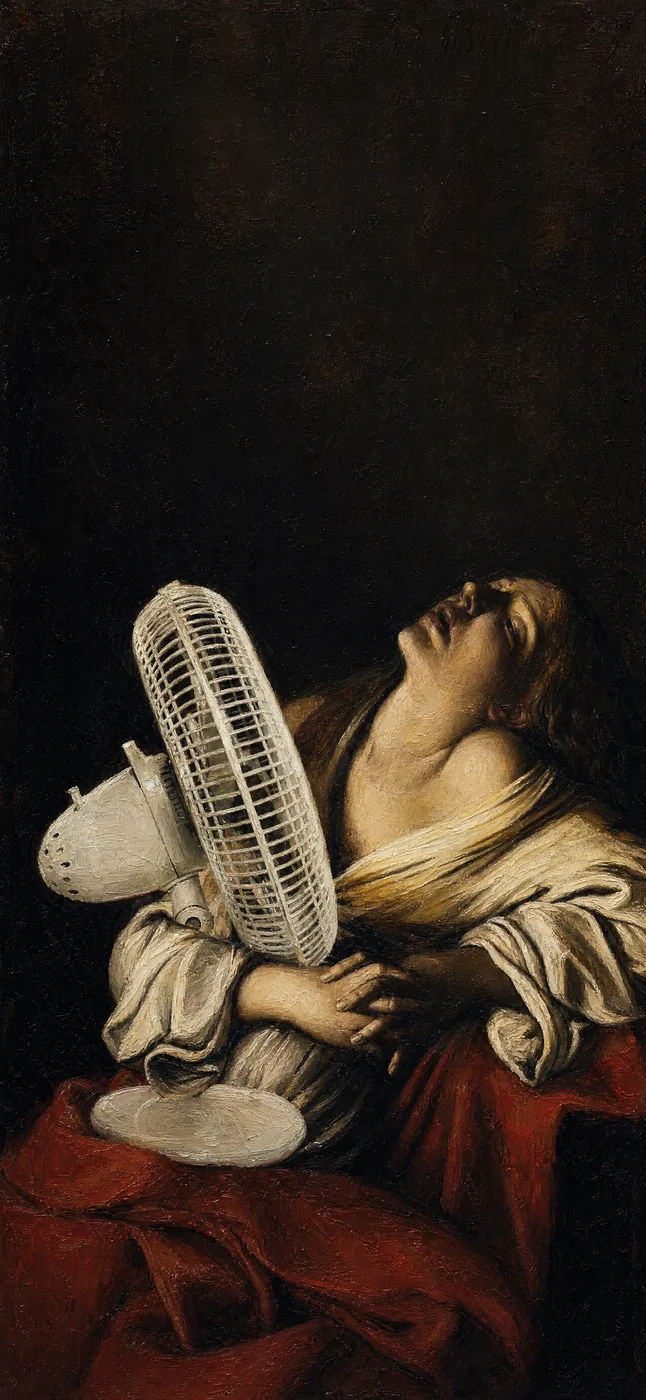 She Needs Air, iPhone wallpaper: the dramatic figure framed vertically.