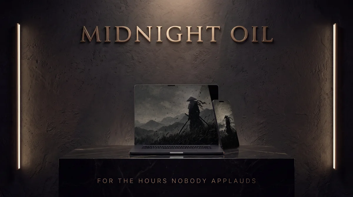 Midnight Oil, Vol. I shown on iPhone + Mac