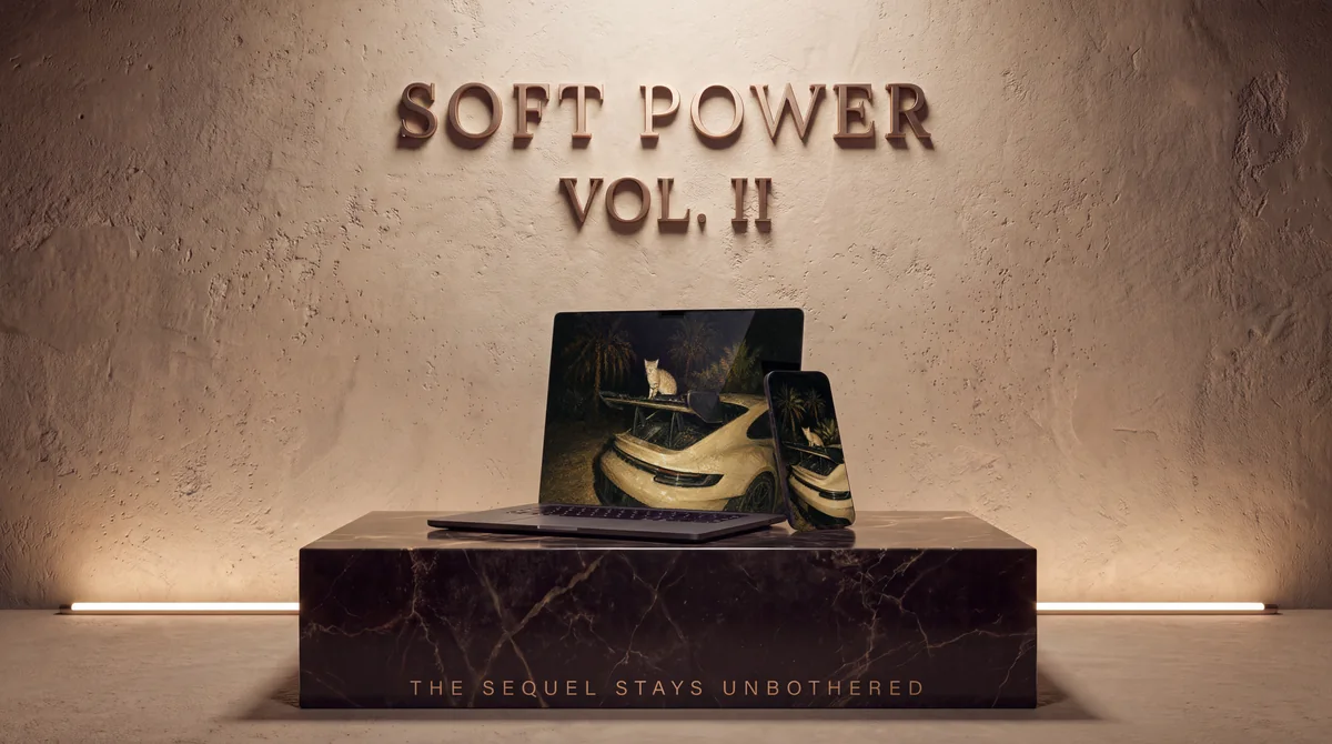 Soft Power II shown across its coordinated screens